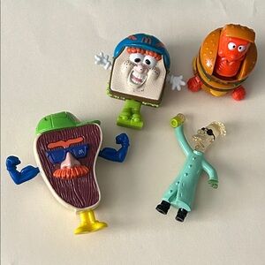 McDonald's and Burger King-Fun Action Figure Set. Assortment